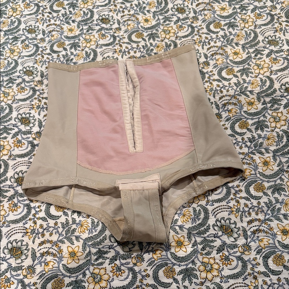 Women's Pink and Cream Shapewear